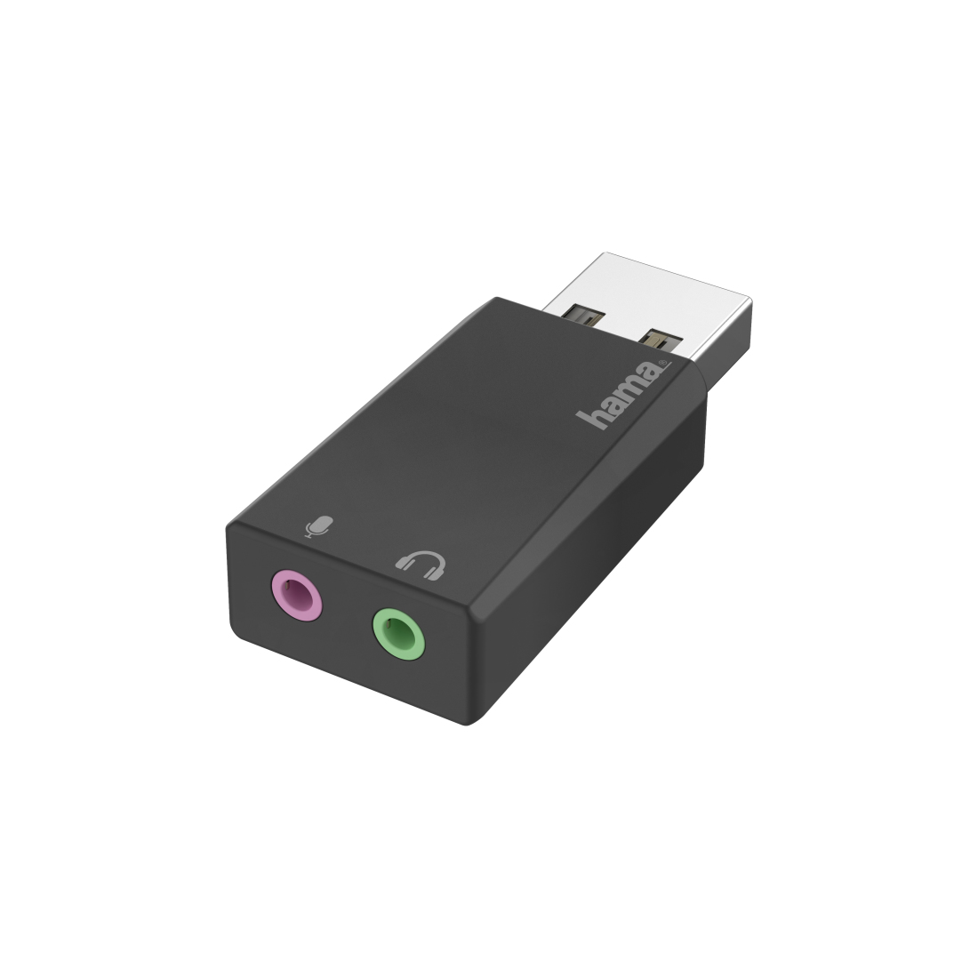 Hama Essential Line Externe Soundkarte USB 2.0 Schwarz