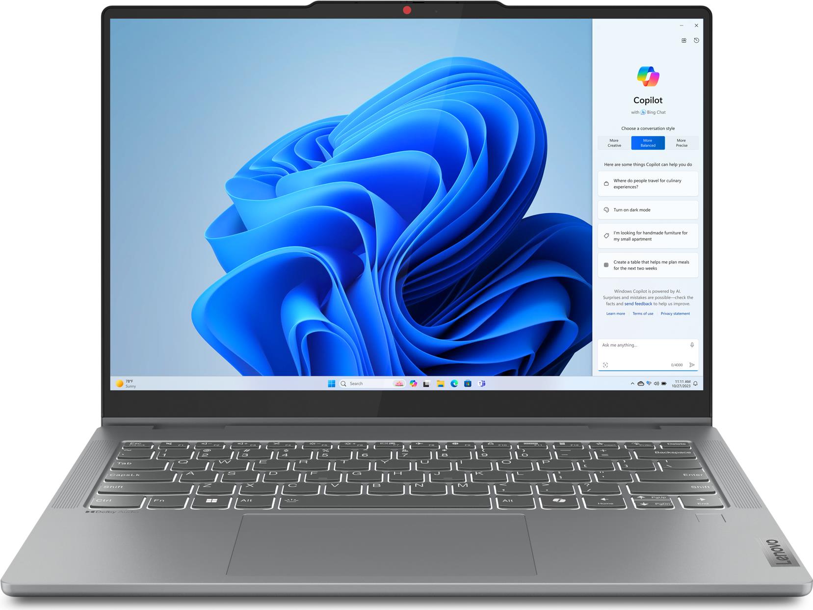 Lenovo IdeaPad 5 2-in-1 14IRU9 Intel Core 5 120U Hybrid (2-in-1) 35,6 cm (14") Touchscreen WUXGA 16 GB LPDDR5x-SDRAM 512 GB SSD Wi-Fi 6E (802.11ax) Windows 11 Home Grau (83DT002BGE)