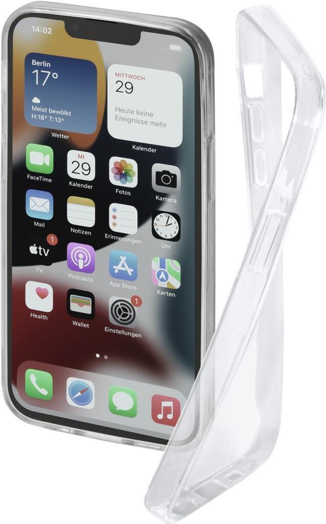 Hama Cover Crystal Clear für Apple iPhone 14 Pro, Transparent (00215517)