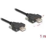 DeLOCK 80479 USB Kabel 1 m USB 2.0 USB A Schwarz (80479)