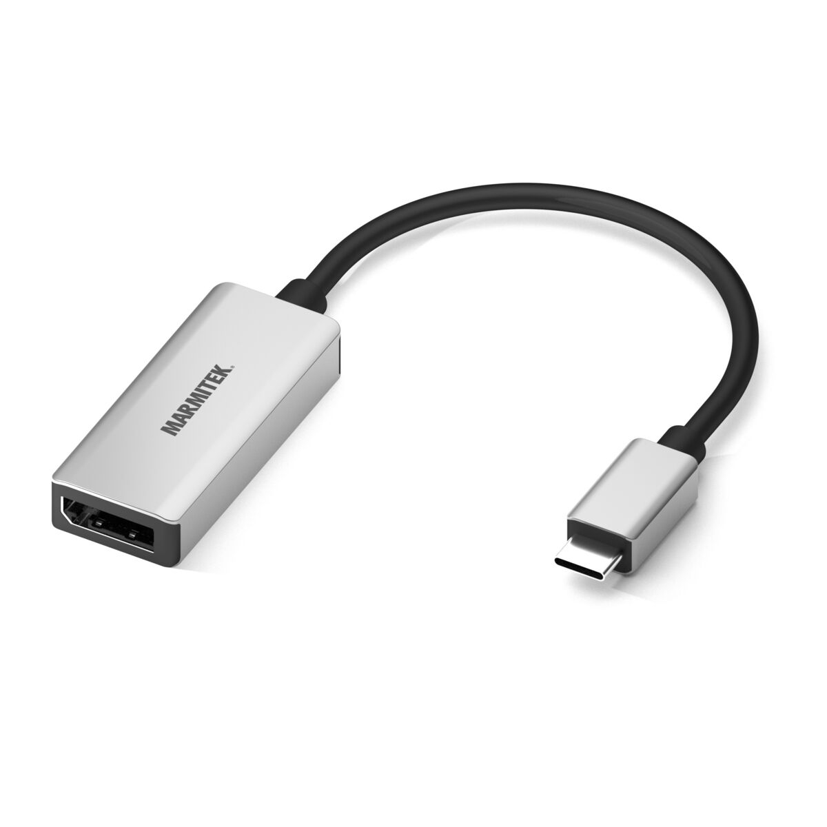 Marmitek Connect USB-C auf DisplayPort Adapter 0,15 m Schwarz, Silber