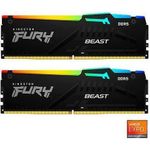Kingston Technology FURY Beast RGB Speichermodul 16 GB 2 x 8 GB DDR5 5600 MHz (KF556C36BBEAK2-16) (B-Ware)