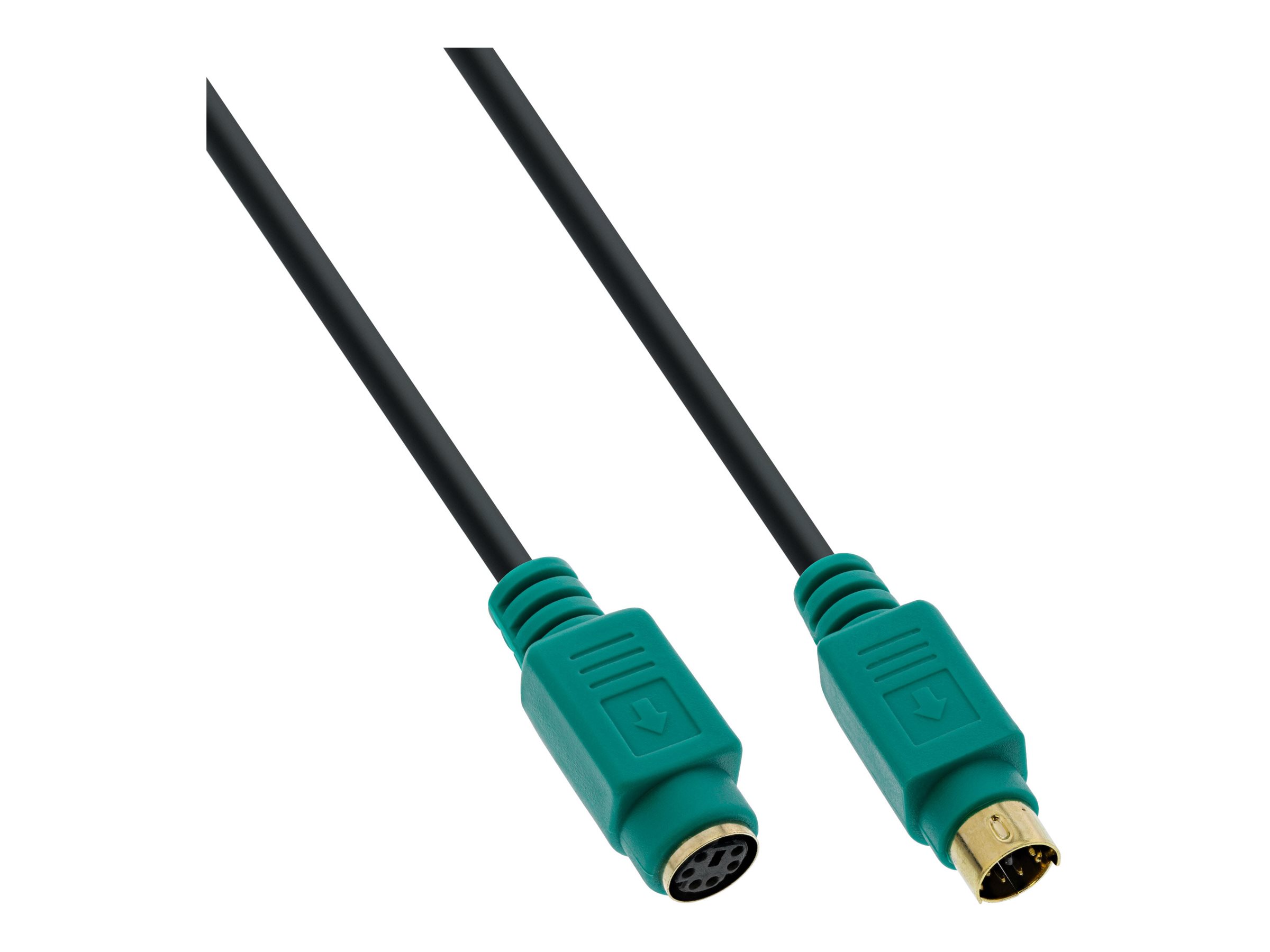 InLine PS/2 Verlängerungskabel 3 m Stecker/Buchse Schwarz