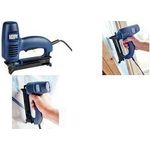 Rapid Elektro-Tacker PRO R553, blau, im Karton verarbeitet Feindrahtklammern Typ53 und Nägel Typ 8, - 1 Stück (10642901)