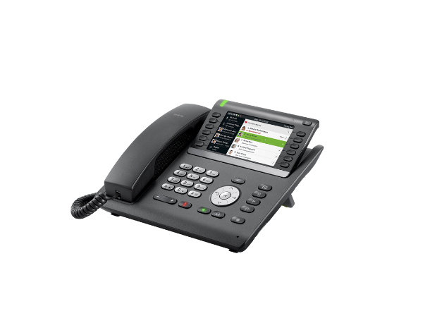 Unify OpenScape CP700X 5" TFT SIP VoIP-Telefon Schwarz