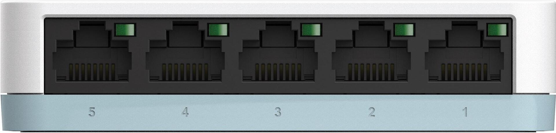 D-Link DGS-1005D/E 5-Port Gigabit Unmanaged Switch Weiß