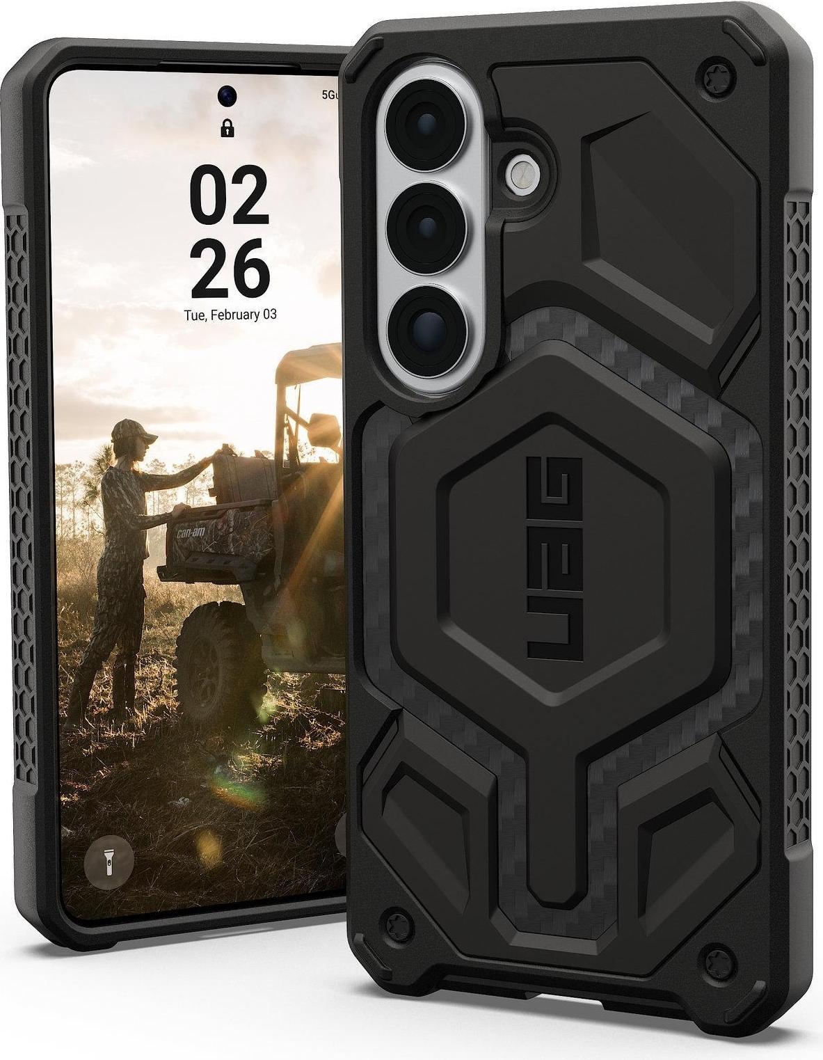 UAG Urban Armor Gear Monarch Pro Case mit Magnet-Modul | Samsung Galaxy S26 | carbon fiber | 214515114242 (214515114242)