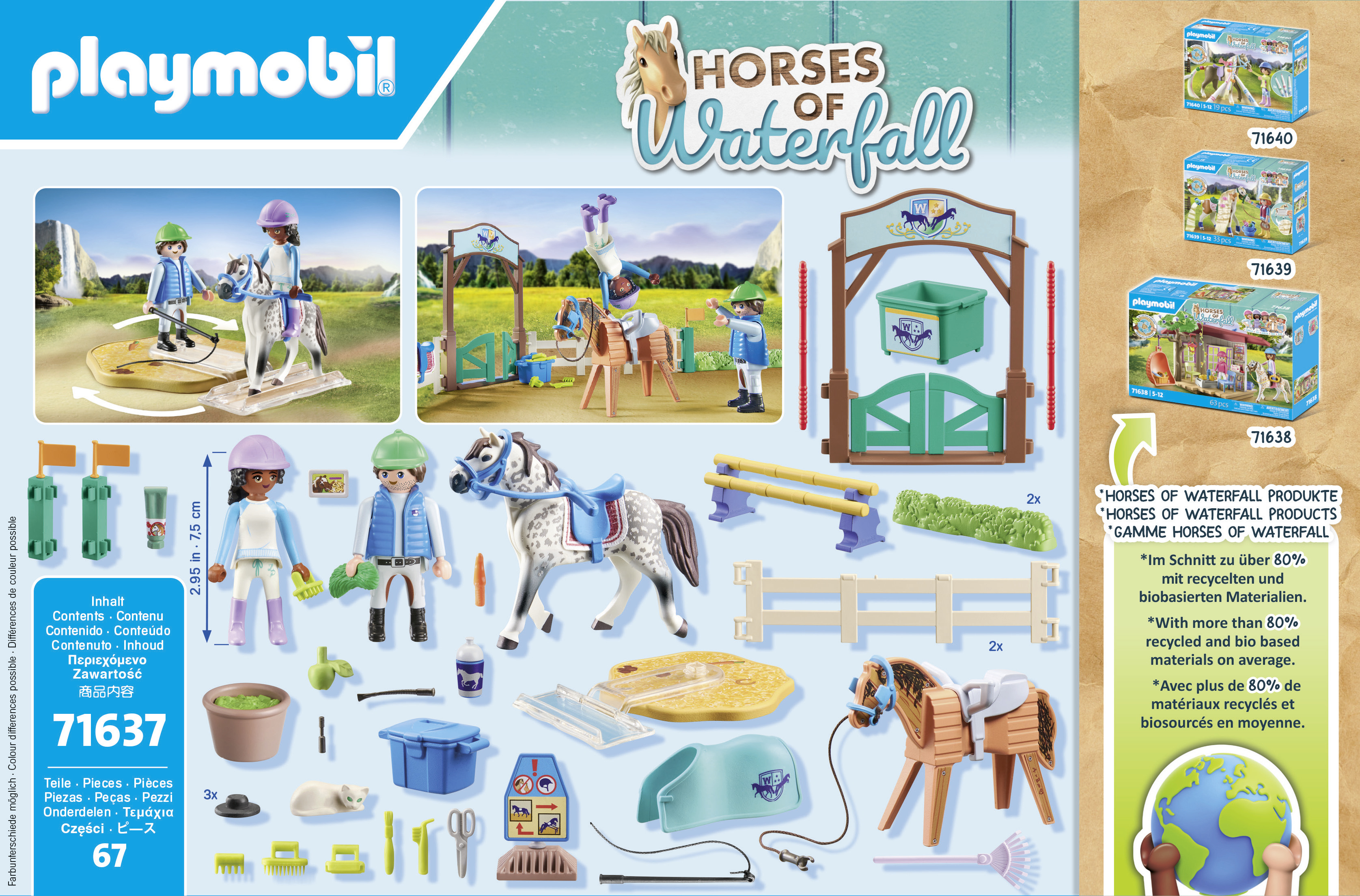 Playmobil Horses of Waterfall Moderne Reitschule Mehrfarbig