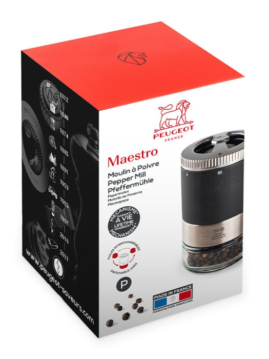 Peugeot Saveurs MAESTRO Pfeffermühle 11 cm Graphit