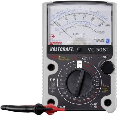 VOLTCRAFT VC-5081 Hand-Multimeter analog CAT III 500 V (VC-5081)