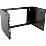 Lanview 6U ADJUSTABLE DEPTH BRACKET 19" - BLACK (RAR210BL)