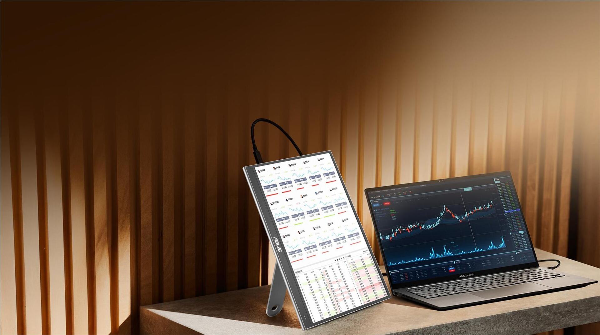 ASUS ZenScreen MQ16AHE Computerbildschirm 39,6 cm (15.6") 1920 x 1080 Pixel Full HD OLED Silber (90LM07SV-B02170)