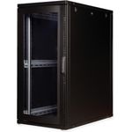 ROLINE 19 Zoll Serverschrank Pro 26 HE 600x1000 BxT schwarz Plexiglas (26.21.0148)