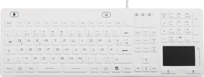 Renkforce iM-IKB110-WH Tastatur USB QWERTZ Deutsch Schwarz - Weiß (iM-IKB110-WH)