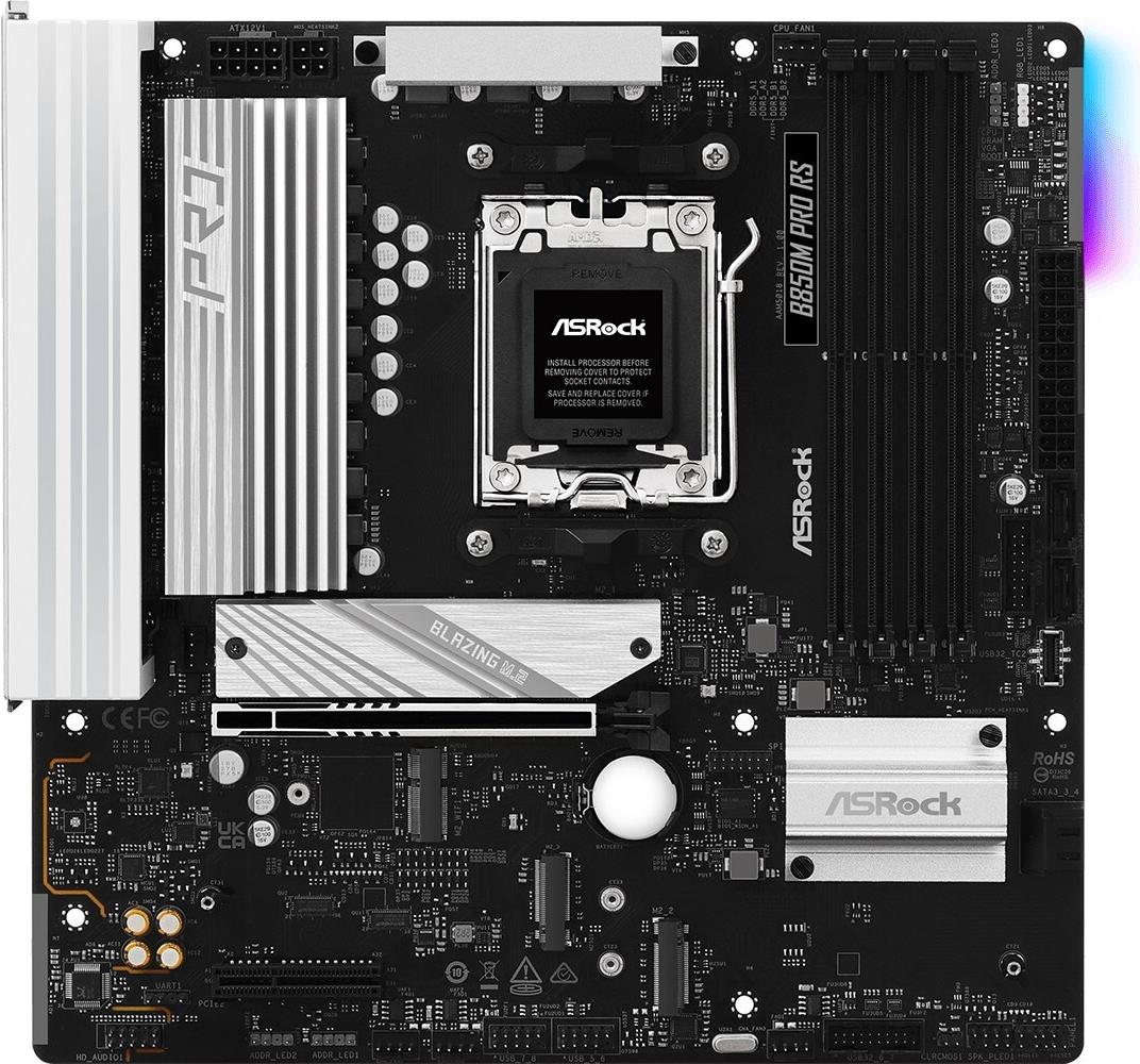 ASRock B850M Pro RS AM5 mATX HDMI/DP DDR5 (90-MXBR6-A0UAYZ)