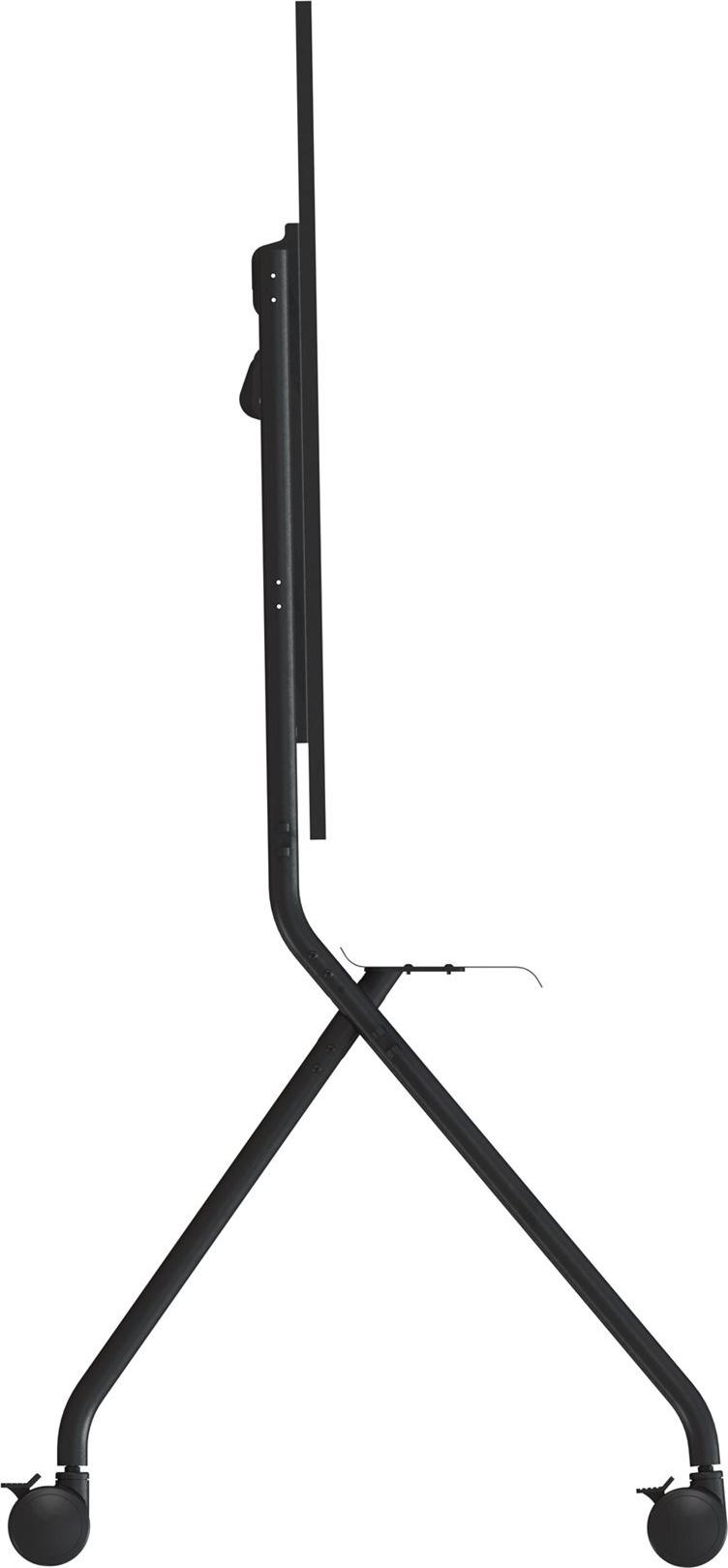 Vision VFM-F12 Displaywagen 55"-100" Stahl Mattschwarz