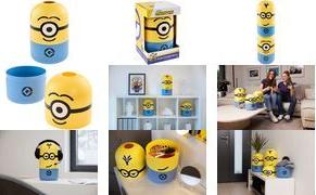 keeeper Aufbewahrungsbox Minions "stuart", 8 Liter blau/gelb, rund, in Minions-Form, - 1 Stück (1117122035600)