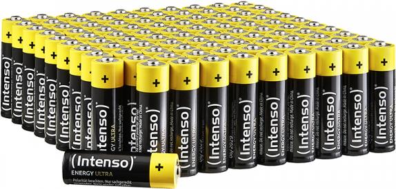 Intenso 100X AA Alkaline Batterie Mignon 100er-Pack (7501521)