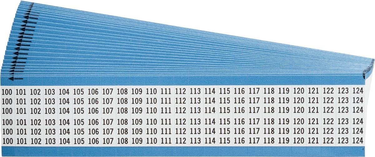 Brady People WM-100-124-PK Rechteck Blau - Weiß 625Stück(e) selbstklebendes Etikett (012010)