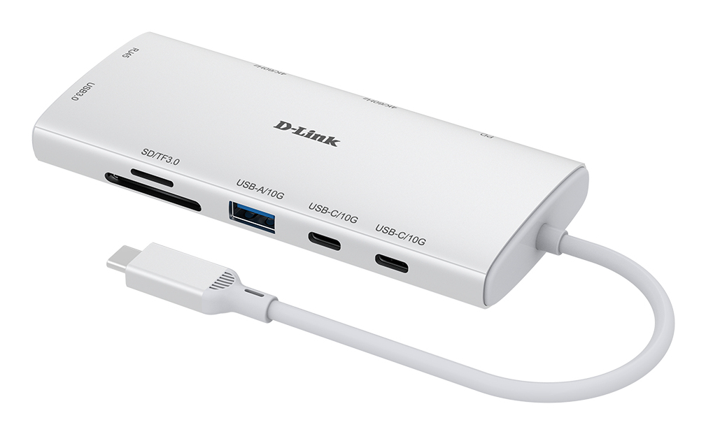 D-Link DUP-A01 Dockingstation USB-C 2 x HDMI 1GbE Weiß
