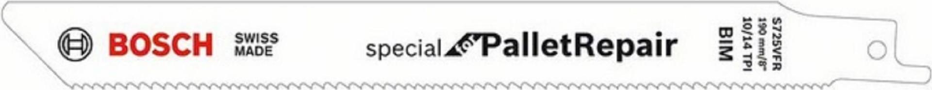 Bosch Accessories 2608658033 Säbelsägeblatt S 725 VFR, Special for Pallet Repair, 5er-Pack 1 St.