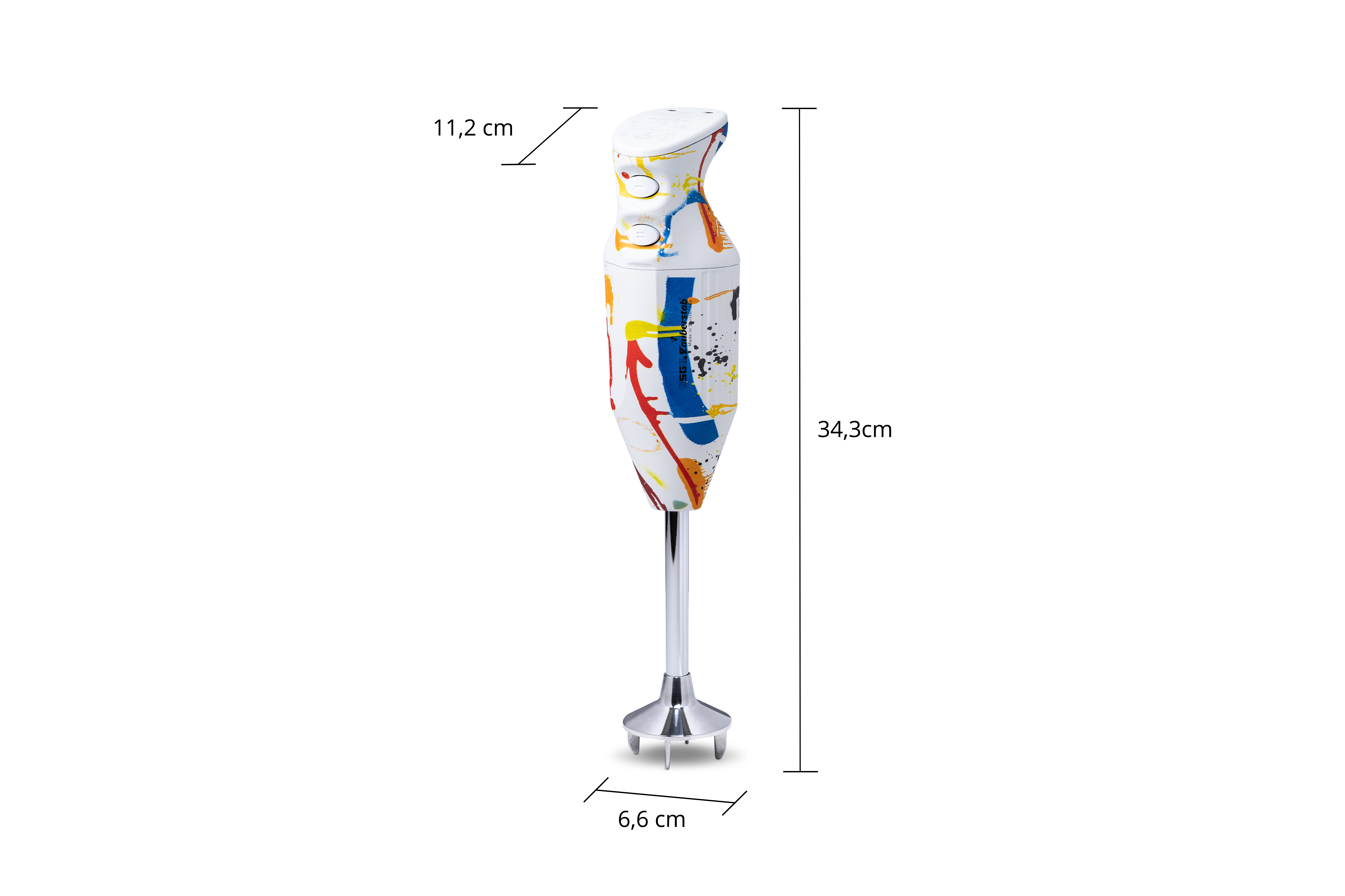 UNOLD ESGE Zauberstab Design Edition Color-Art 200 W 2 Stufen Mehrfarbig