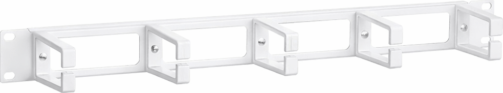 DSIT 19 Zoll Kabelführungsleiste Kunststoff – 1 HE (DS-1903-W)