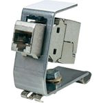 EFB-Elektronik Keystone Modulhalter für Hutschiene, Edelstahl, für 1x Keystone Hersteller: EFB Elektronik (ET-25184.V2)