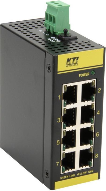 KTI KFS-0840 Unmanaged Fast Ethernet Switch 8x 10/100 RJ-45