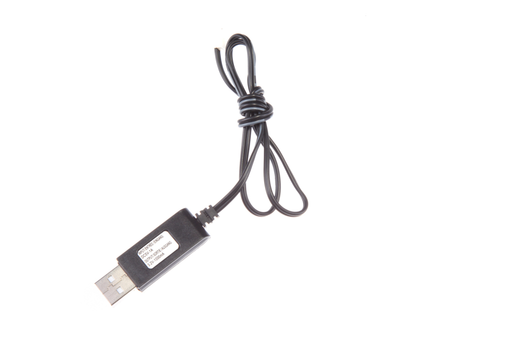 Carrera USB-Kabel 1A für LiFePo4 3,2V Akkus Schwarz