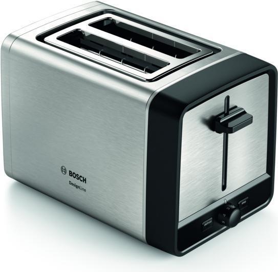 Bosch TAT5P420 Toaster 2 Scheibe(n) 970 W Schwarz - Edelstahl (TAT5P420)