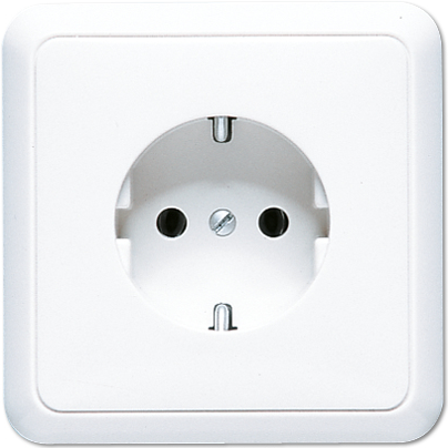Jung 5520 WW Steckdose Typ F Weiß (5520WW)
