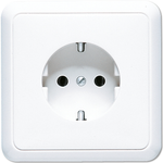Jung 5520 WW Steckdose Typ F Weiß (5520WW)