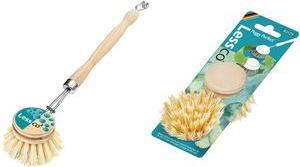 Peggy Perfect Spülbürste "LessCO2", rund, 250 mm Natrfiberborsten, robuster Holzkörper mit Aufhängeöse, - 1 Stück (80128)