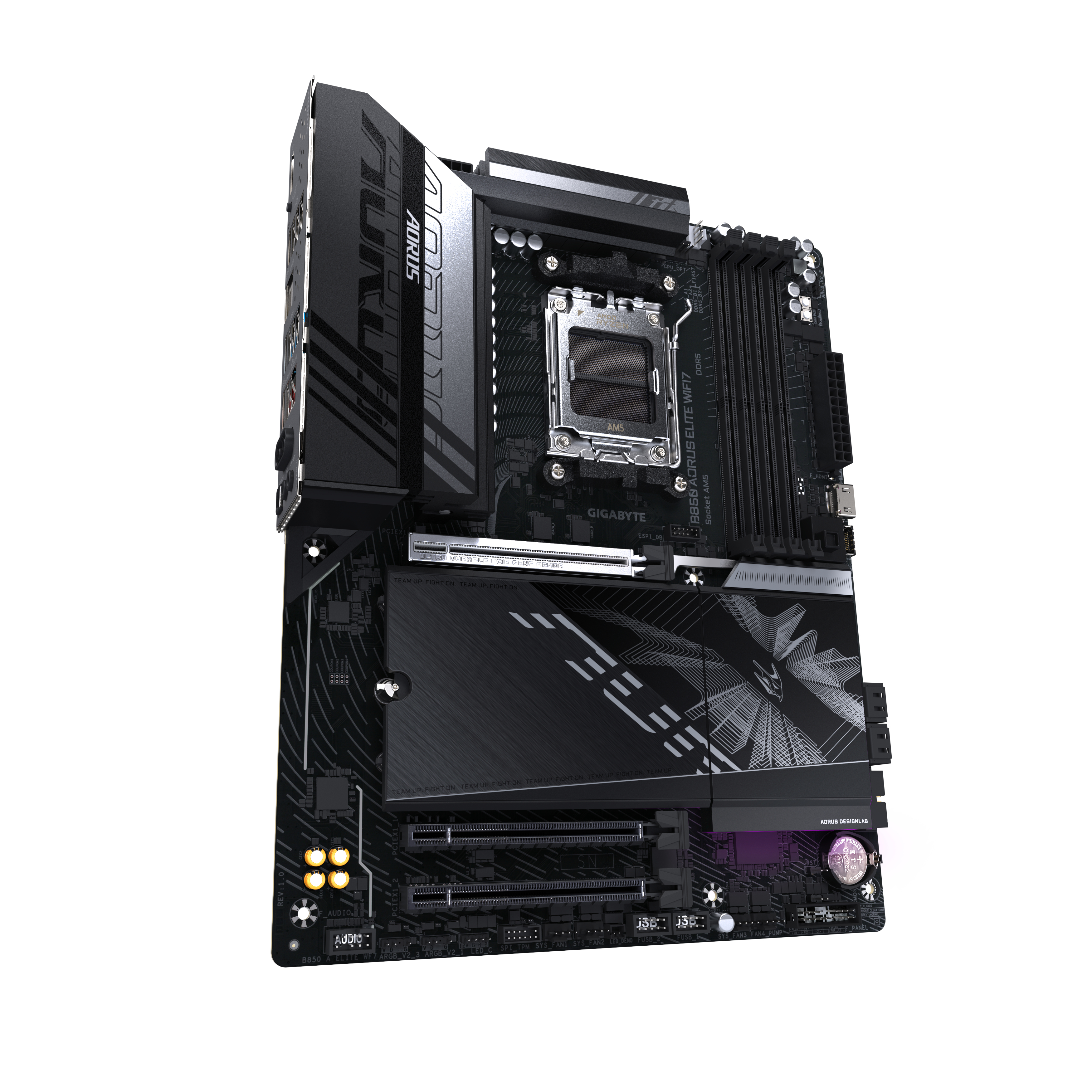 Gigabyte AORUS B850 A ELITE WF7 ATX Mainboard AM5 DDR5 Schwarz