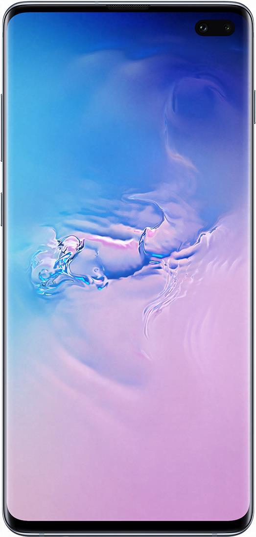 Samsung Galaxy S10+ 128 GB Prism Blue EU [16,35cm (6.4") OLED Display, Android 9.0, 12+16+12MP Triple Hauptkamera] System: Android 9.0 (Pie) / One UI 1.1Display: 16,35cm (6.4") WQHD+, 3.040 x 1.440 Pixel Prozessor: Exynos 9820 Octa-Core Kamera: 12+16+12 MP (Back) / 10+8 MP (Front)Besonderheiten: Hybrid-SIM, EU-Ware (SM-G975-Blue)