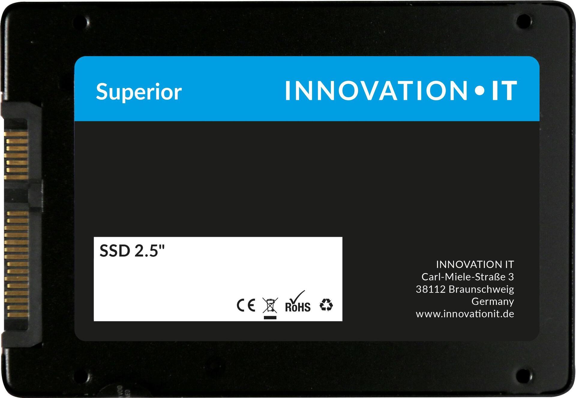 Innovation IT 00-512999 Internes Solid State Drive 2.5" 512 GB Serial ATA III TLC (00-512999)