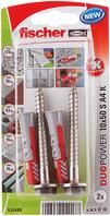 Fischer DuoPower 10 x 50 S A4 K NV Dübelset 50 mm 535488 1 Set (535488)