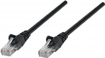 INTELLINET Netzwerkkabel Cat6 S/FTP CU LS0H 1,5m Schwarz RJ-45 Stecker / RJ-45 Stecker Vergoldete Kontakte (739856)