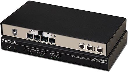 PATTON SmartNode 4981 4 T1/E1 PRI VoIP GW-Router, 2 GB LAN, 30 VoIP CH, upgradeable to 120, Failover