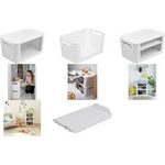 smartstore Einlegeboden für Aufbewahrungsbox Module, weiß ermöglicht eine weitere Ebene in der Box Module 55 Liter - 1 Stück (3122101)