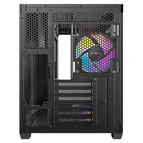 Antec CX800 ARGB Midi-Tower Schwarz, Holz