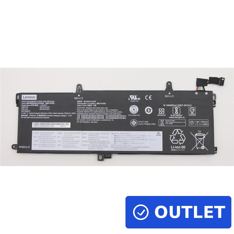 Lenovo Battery Internal 3c 57Wh LiIon LGC (5B10W13913) (geöffnet)