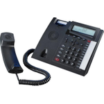 AGFEO T 18 schwarz analoges Tischtelefon (6101179) (geöffnet)