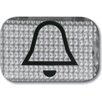 BUSCH-JAEGER Tastersymbol Klingel 2145KI Duro 2000 2145KI (1714-0-0229)