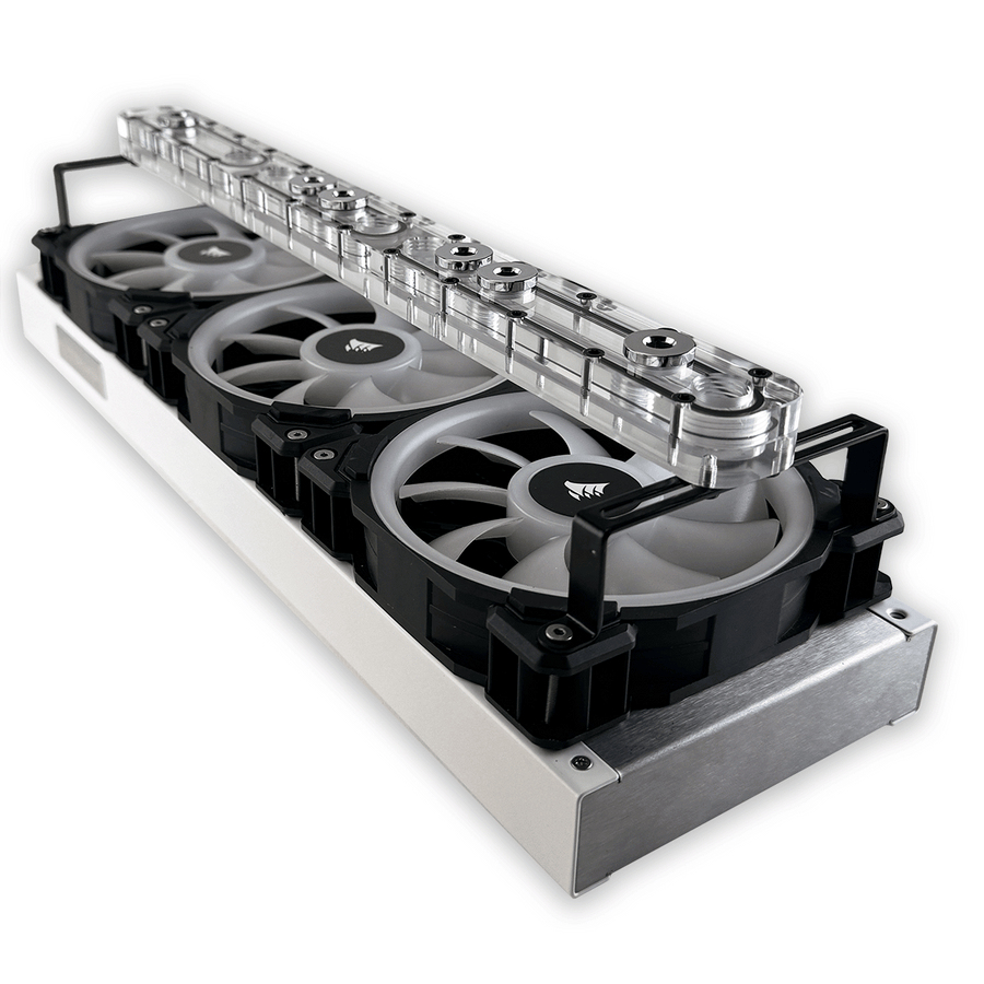 Stealkey Customs SK-UNI FLEX Montageschelle 28mm für 120mm Lüfter Schwarz