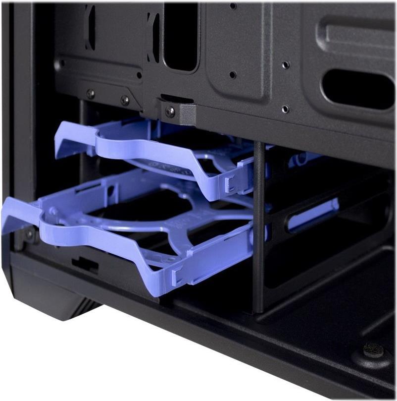Inter-Tech H-606 Micro Tower micro-ATX Schwarz