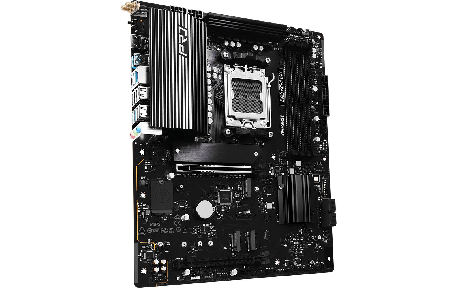 ASRock B850 Pro-A WiFi DDR5 Socket AM5 ATX Schwarz