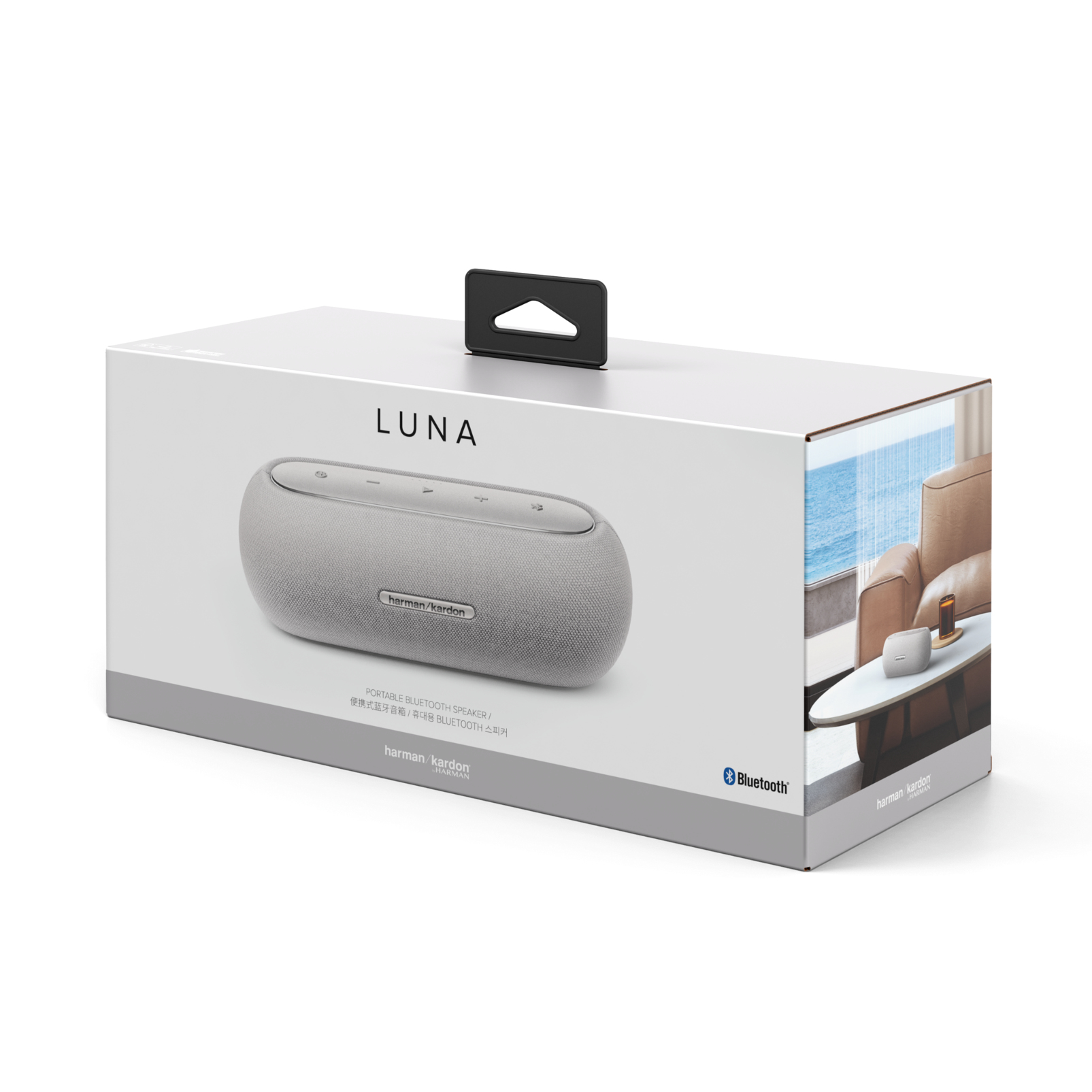 Harman Kardon Luna Tragbarer Stereo-Lautsprecher Grau