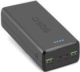 SBS Powerbank 30.000mAh 2xUSB-C 20W/2xUSB 18W schwarz (TTBB30000PD20K)